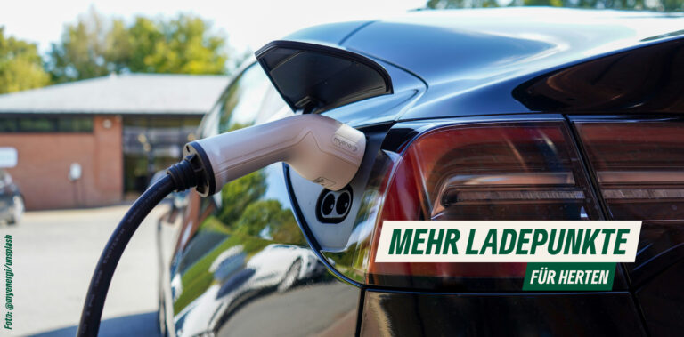 Mehr Ladepunkte für Herten: Grüne beantragen Ausbau der Ladeinfrastruktur
