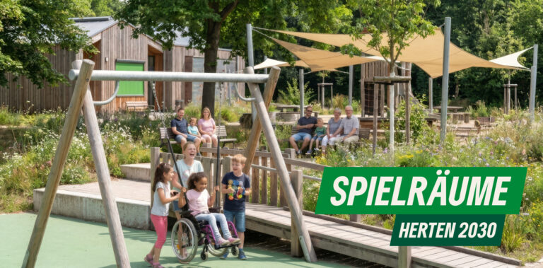 Spielräume Herten 2030: Wir GRÜNE wollen gute Spielräume für alle Kinder